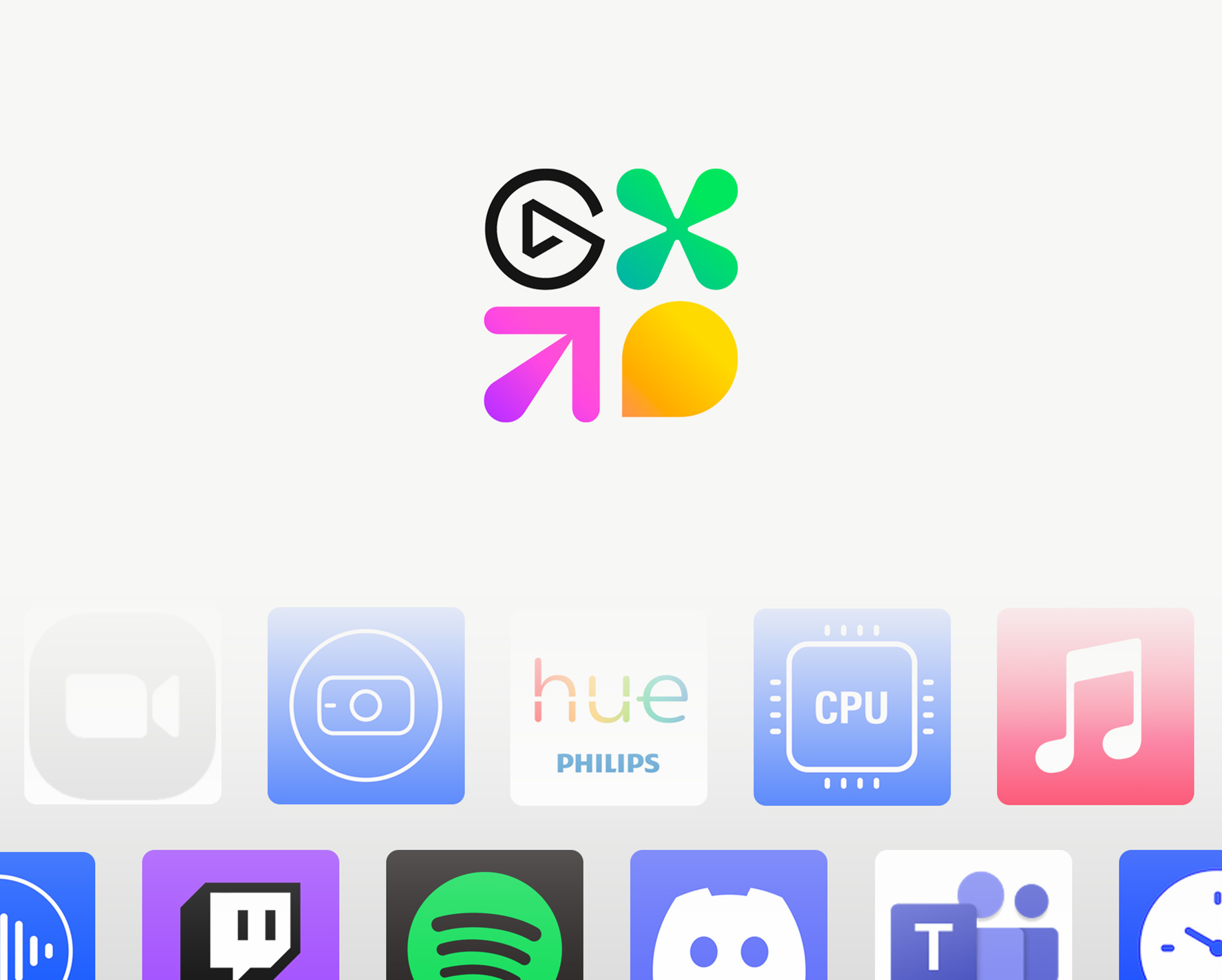 Stream Deck Neoのボタンを用途ごとにカスタマイズするElgato公式イメージ