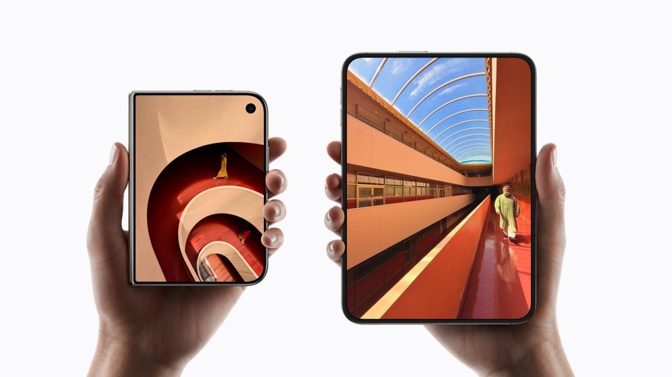 iPhone Duoの折りたたみデザイン