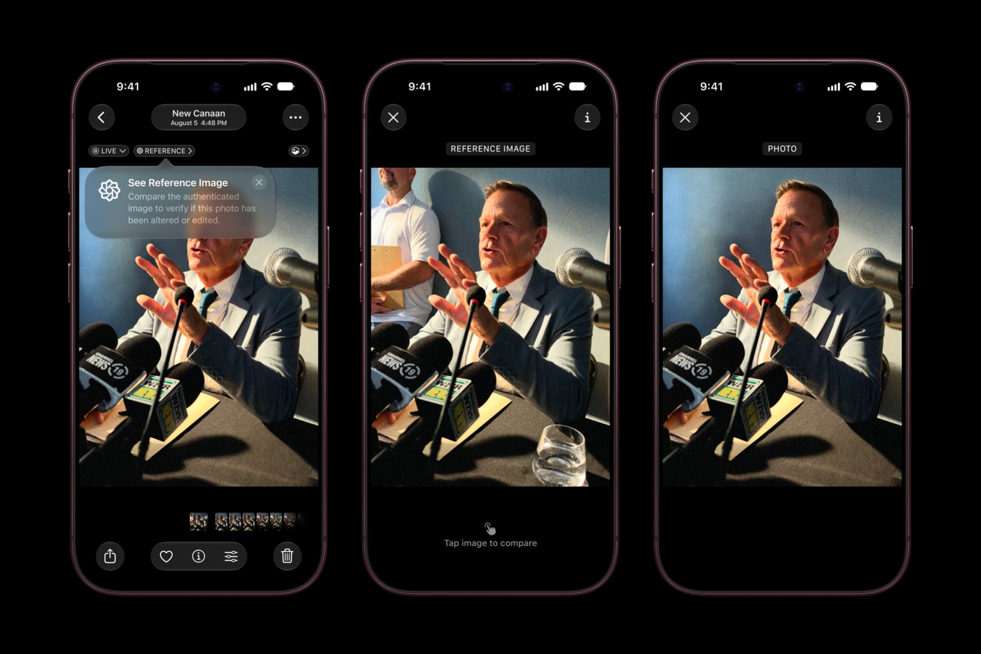Appleリファレンス画像を表示したiPhone 18 Pro公式画像