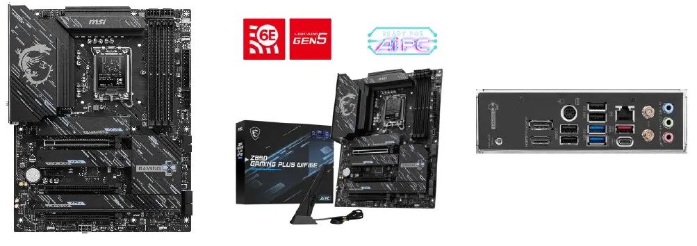 MSI Z890 GAMING PLUS WIFI6E 本体外観