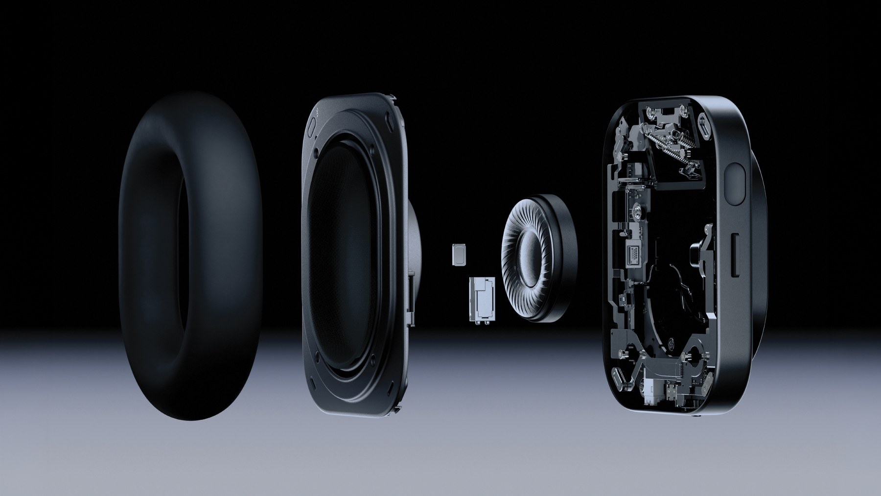 Headphone (1) Proのキャンペーン画像。ブラックとホワイトの2色展開です。